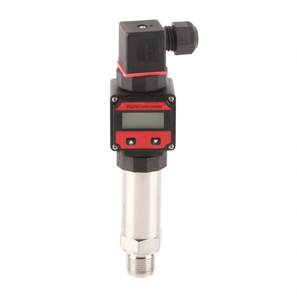 Pressure Sensor Aluminum Alloy Air Water Sender Digital Display LCD Transmitter 0‑10V DC24V0‑700Kpa