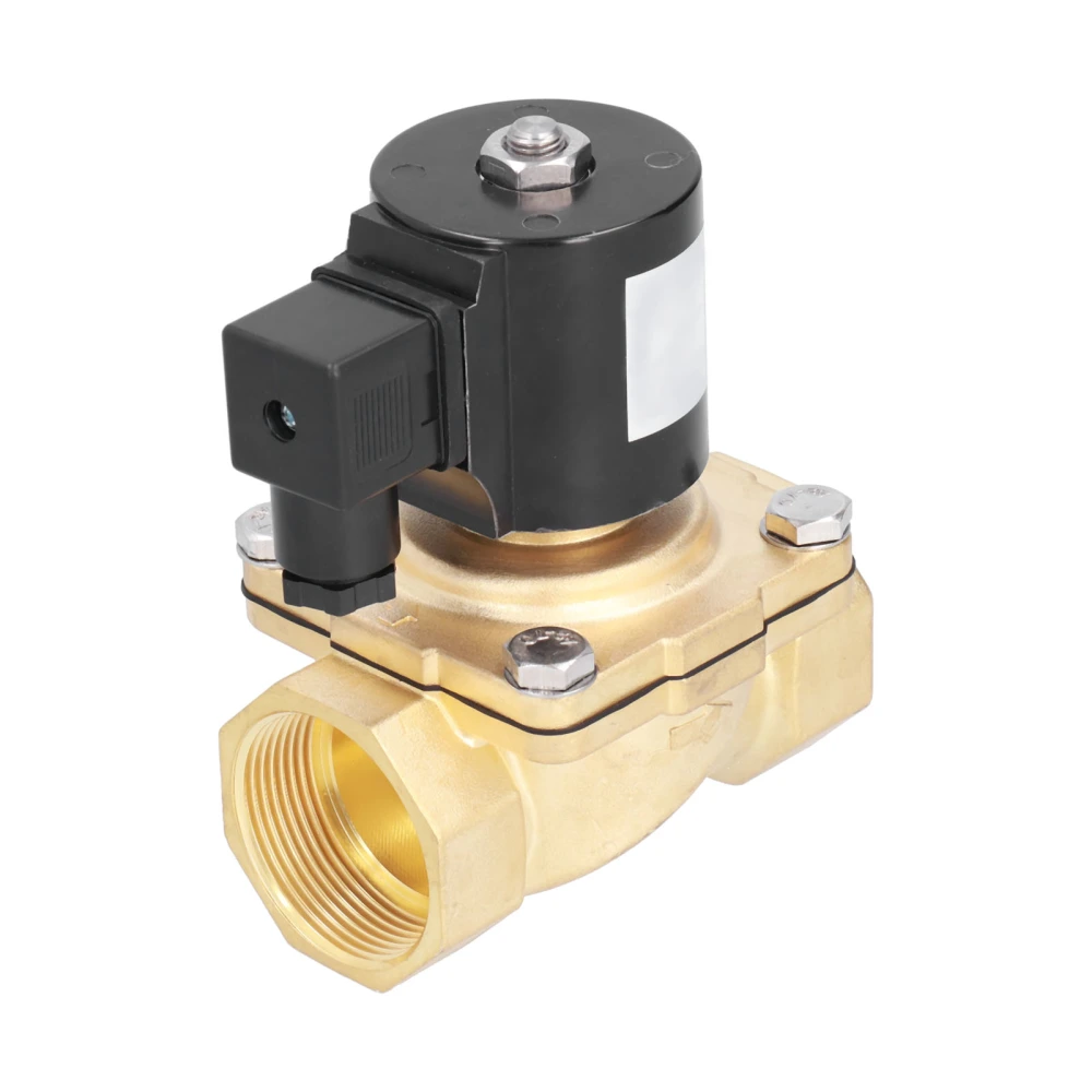 Electric Solenoid Valve Diaphragm Type Straight Pull for Water Air Gas G1‑1/2in 2W41‑40GBNDC12V