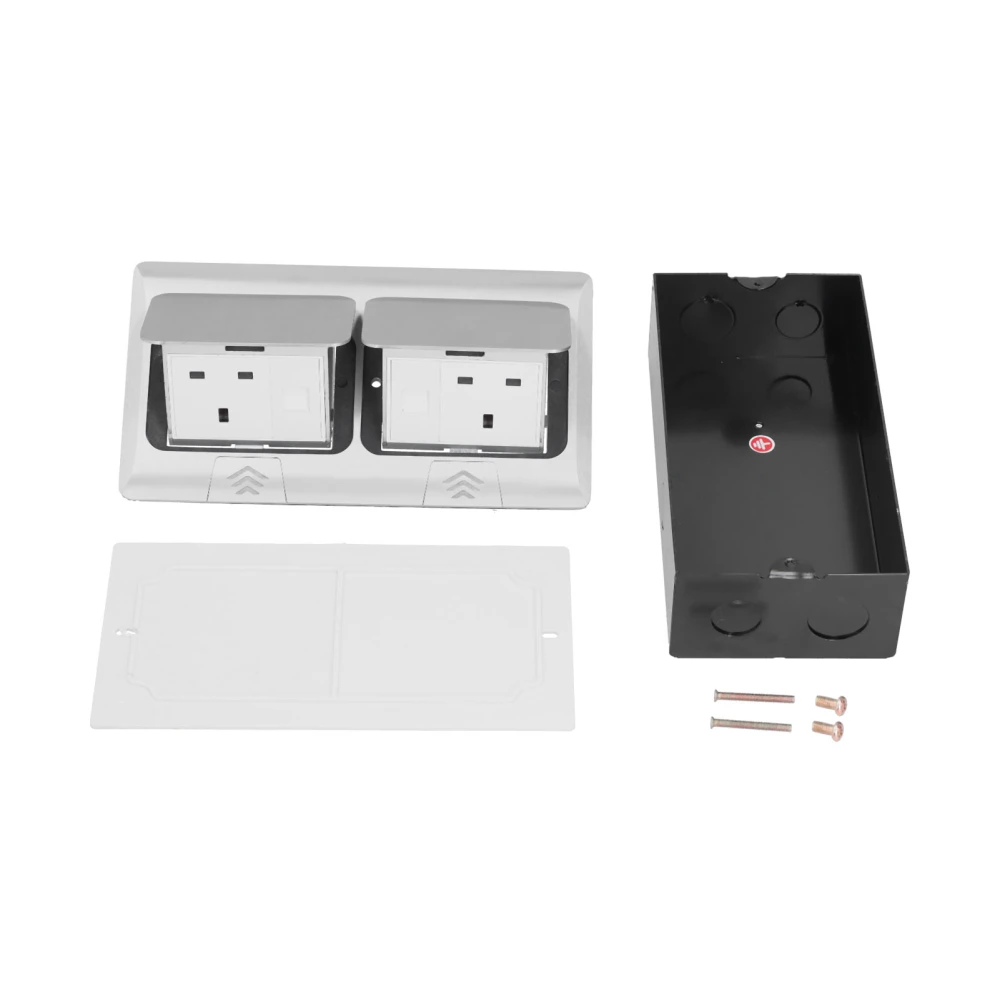 Floor Socket Bounce Double Standard Dual Computer Multifunctional Desktop Outlet for Office