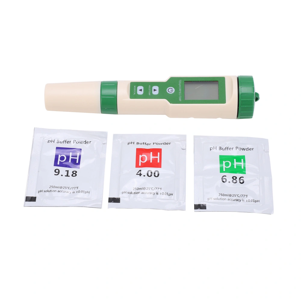 EZ‑9910 5 In1 Water Quality Test Pen PH ORP EC TDS TEMP Meter for Aquarium Aquaculture