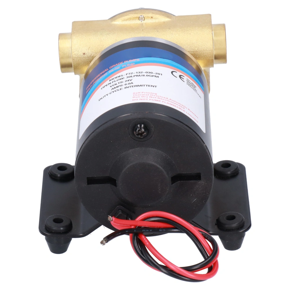 Drain Pump Self Priming Centrifugal Bilge Water Change Accessories 8GPM 30.0L/min 3 Meter LiftF72‑132‑030‑201(24V)