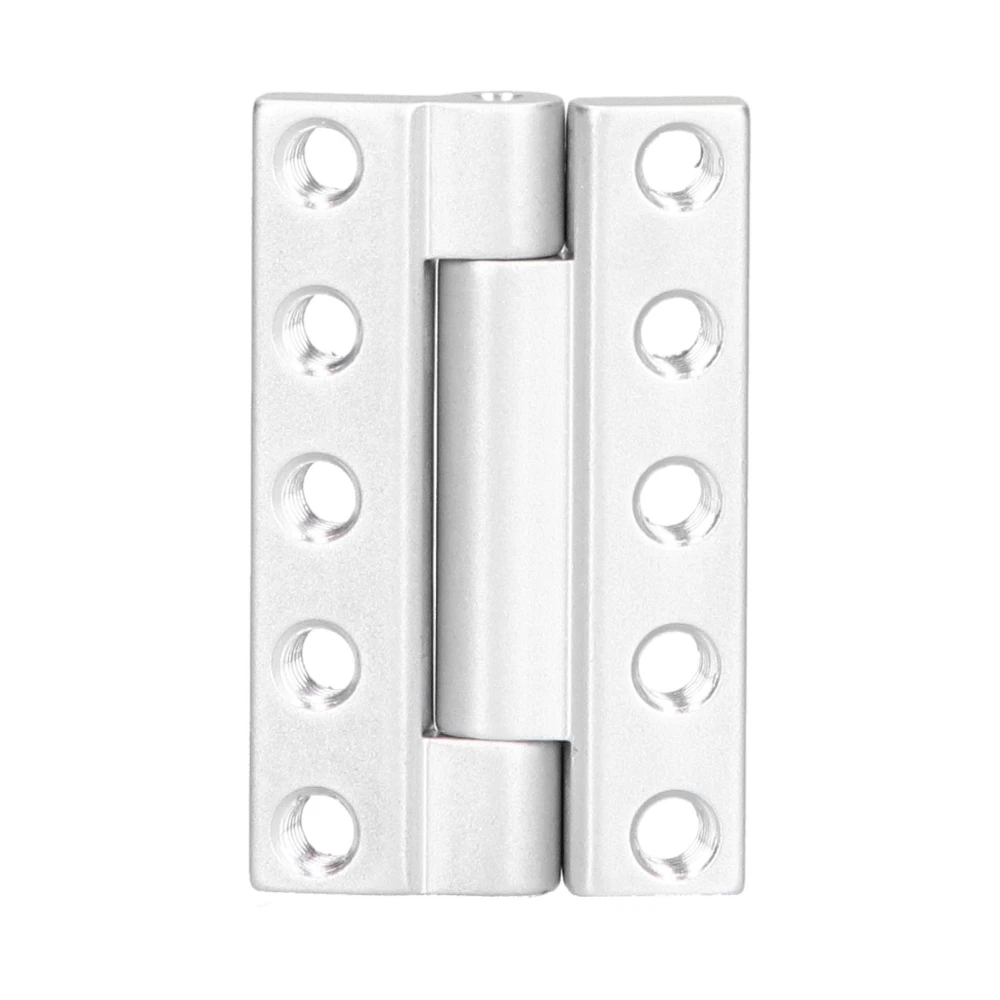 Hinge Square Full Mortise Stainless Steel for Gobilda M4 5 Holes 38mm L 4902‑0005‑0038