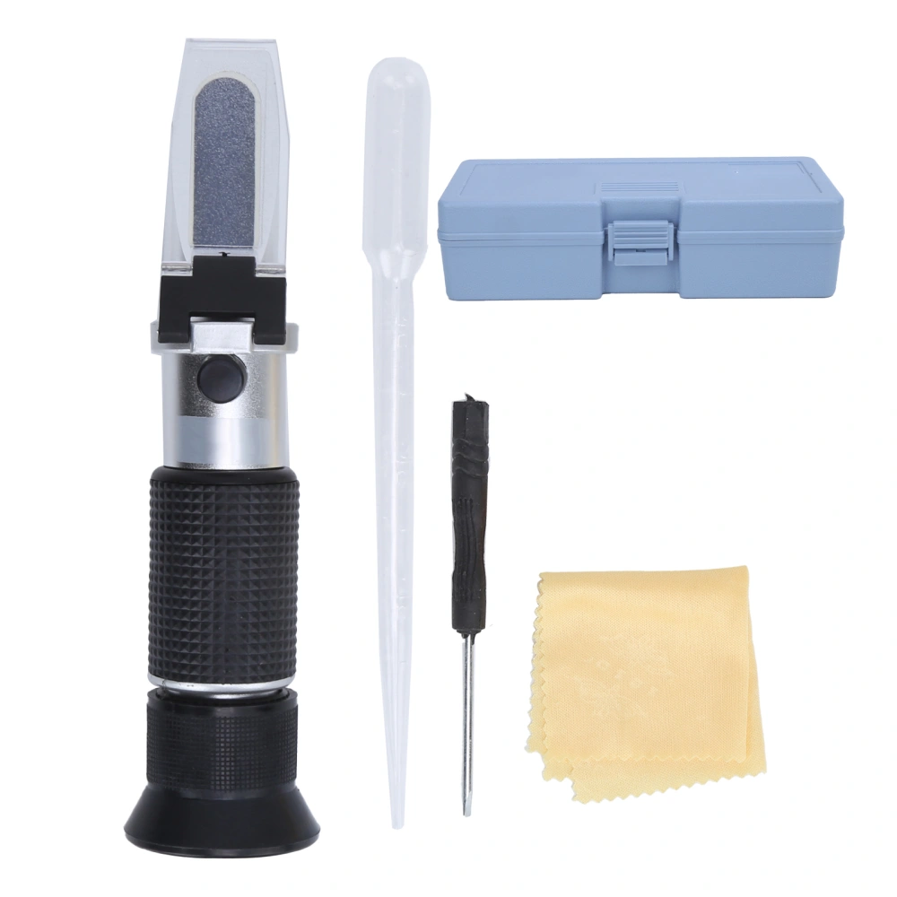 3In1 Wine Refractometer Aluminum Alloy Durable MultiFunctional High Accuracy Brix Refractometer