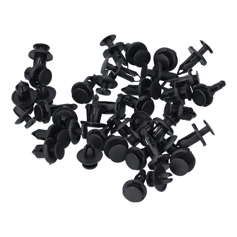 40Pcs Car Retainer Clip Push Fastener Trim Rivet Nylon Accessory Set Kit for Door Panel