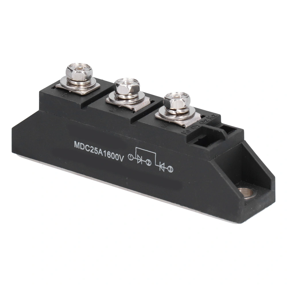 Rectifier Module 3 Terminals Rectification Power Circuit Control Accessories MDC25A 1600V