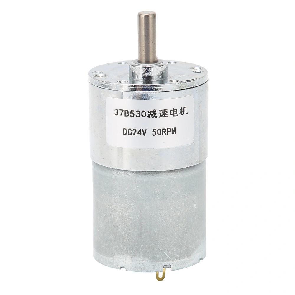 Gear Motor Reduction Geared Box Equipment Industrial Control Supplies 50RPM DC24V 37B530