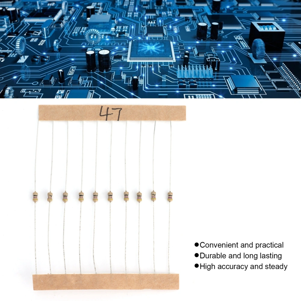 300Pcs Carbon Film Resistor 30 Values 5％ Graphite Assortment Set DIY 10Ω1MΩ 1 6W