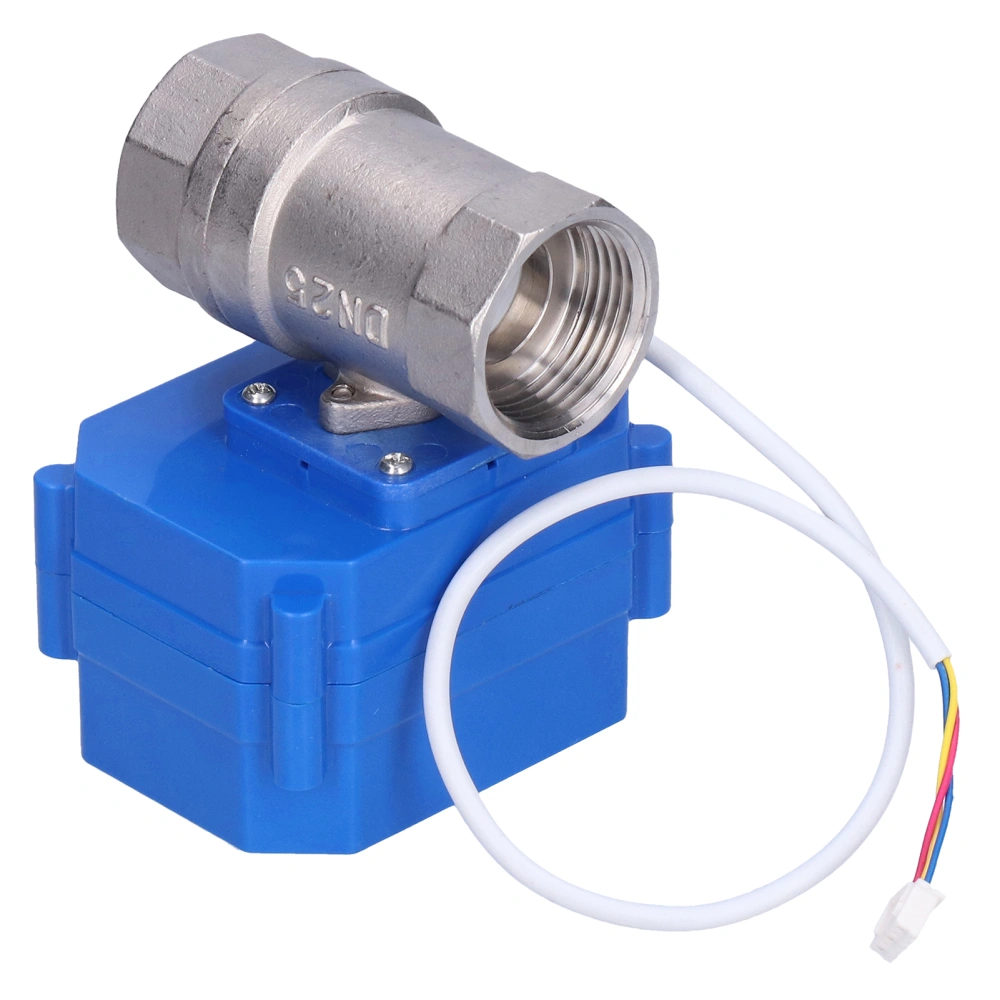 Motorized Ball Valve Stainless Steel Electrical Straight Through 1in CWX60PCR03AC220VDN25