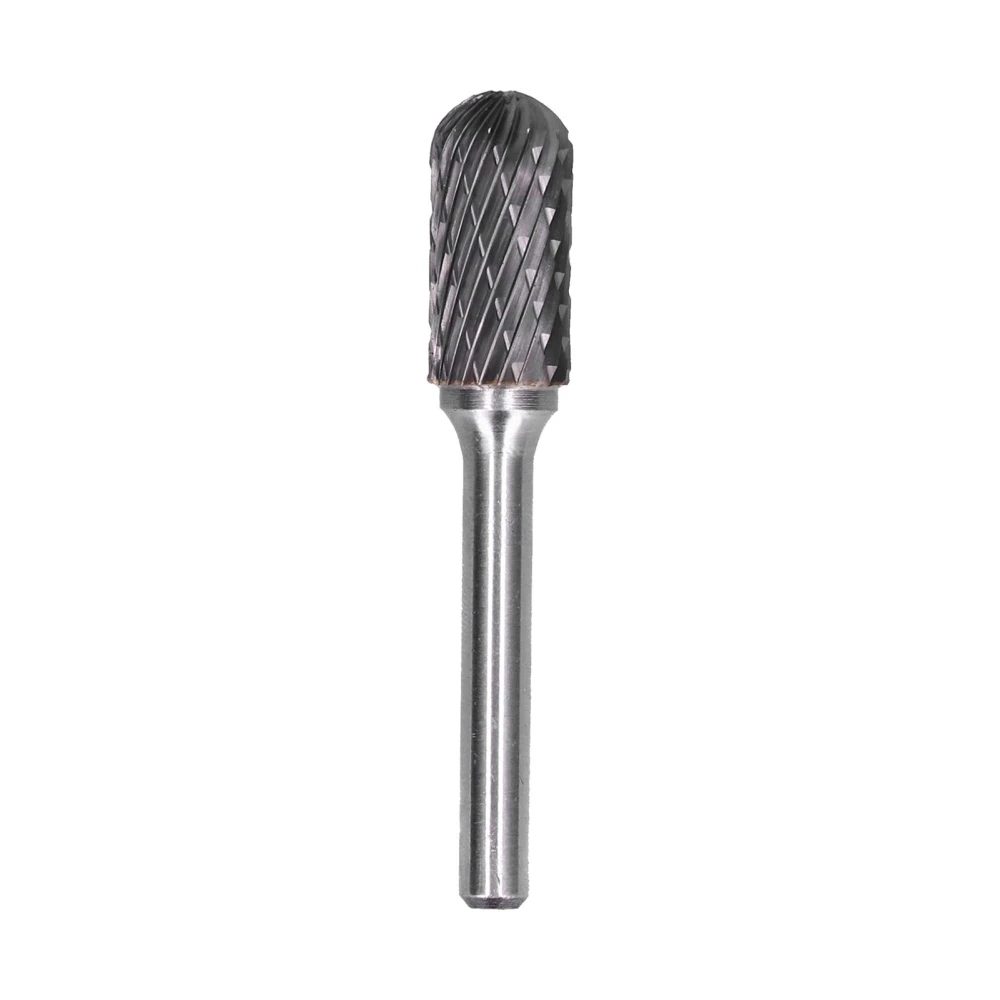 Carbide Burr High Hardness Accuracy Portable Use Easily Tungsten Steel Grinding Head for Metal Products(DoubleGroove )