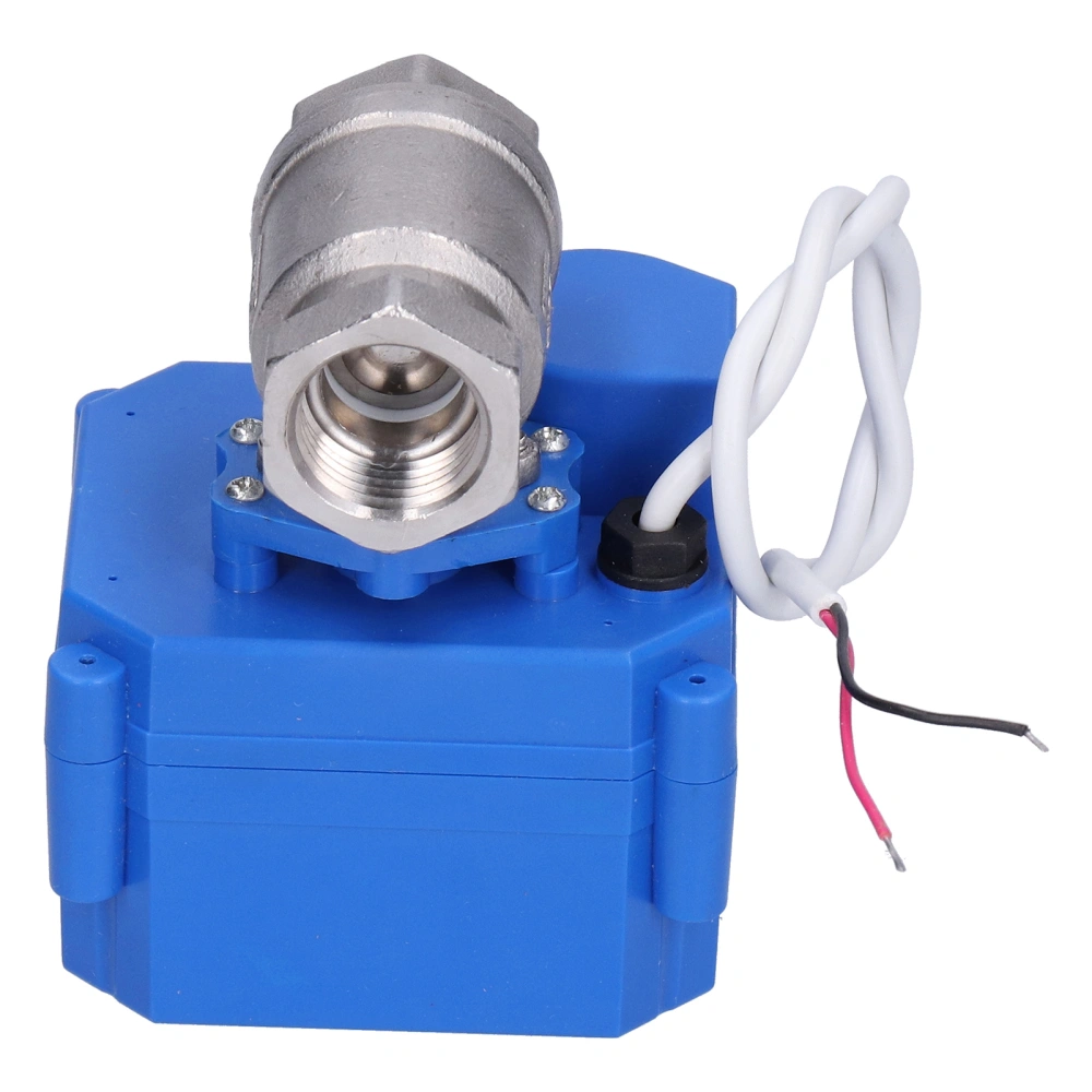 Mini Electric Ball Valve 1/2 Stainless Steel CR01 Connection Method BSP Thread Standard DC12V