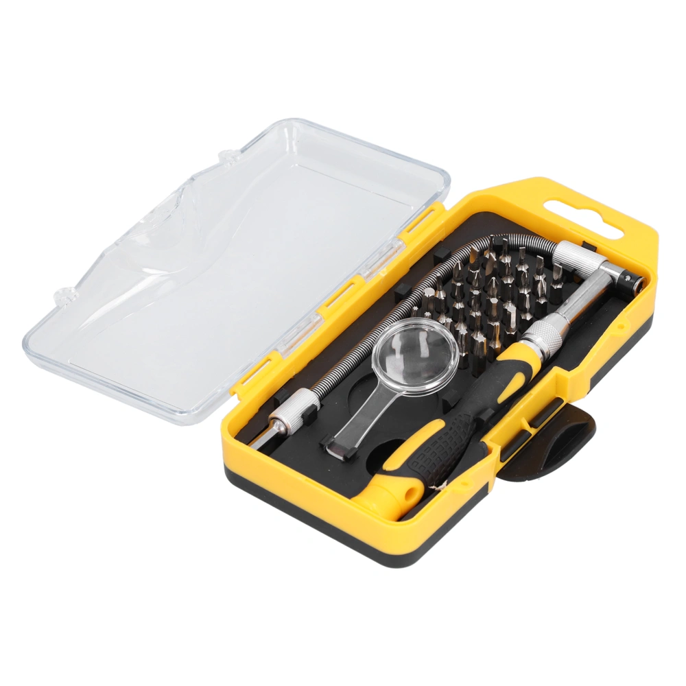 Screwdriver Bits 33 in 1 Multifunctional Combination Digital Disassembly Tool with Box SK‑1193