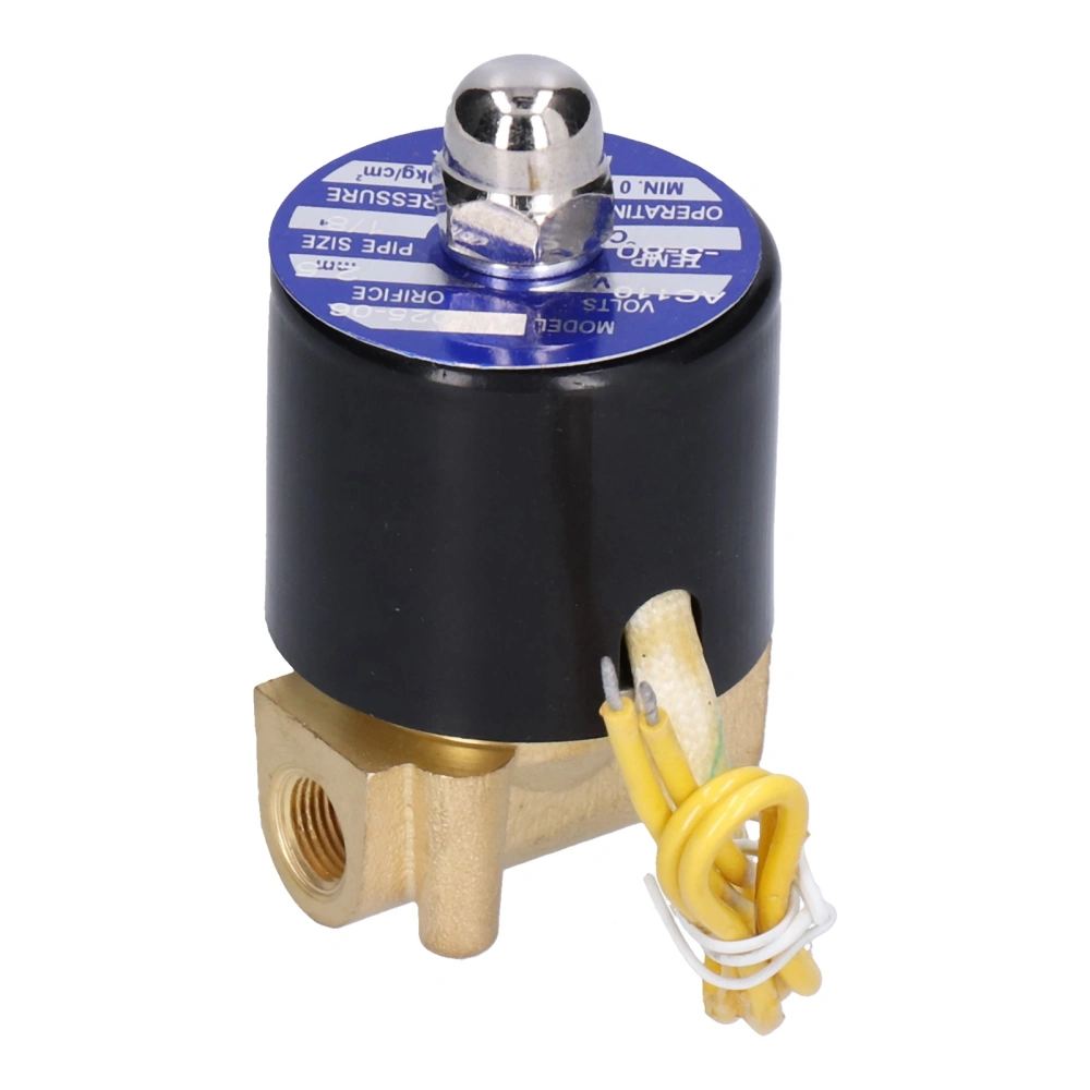 Electric Solenoid Valve Small Normally Closed for Water Air Diesel 1/8in 2W‑025‑06DC12V