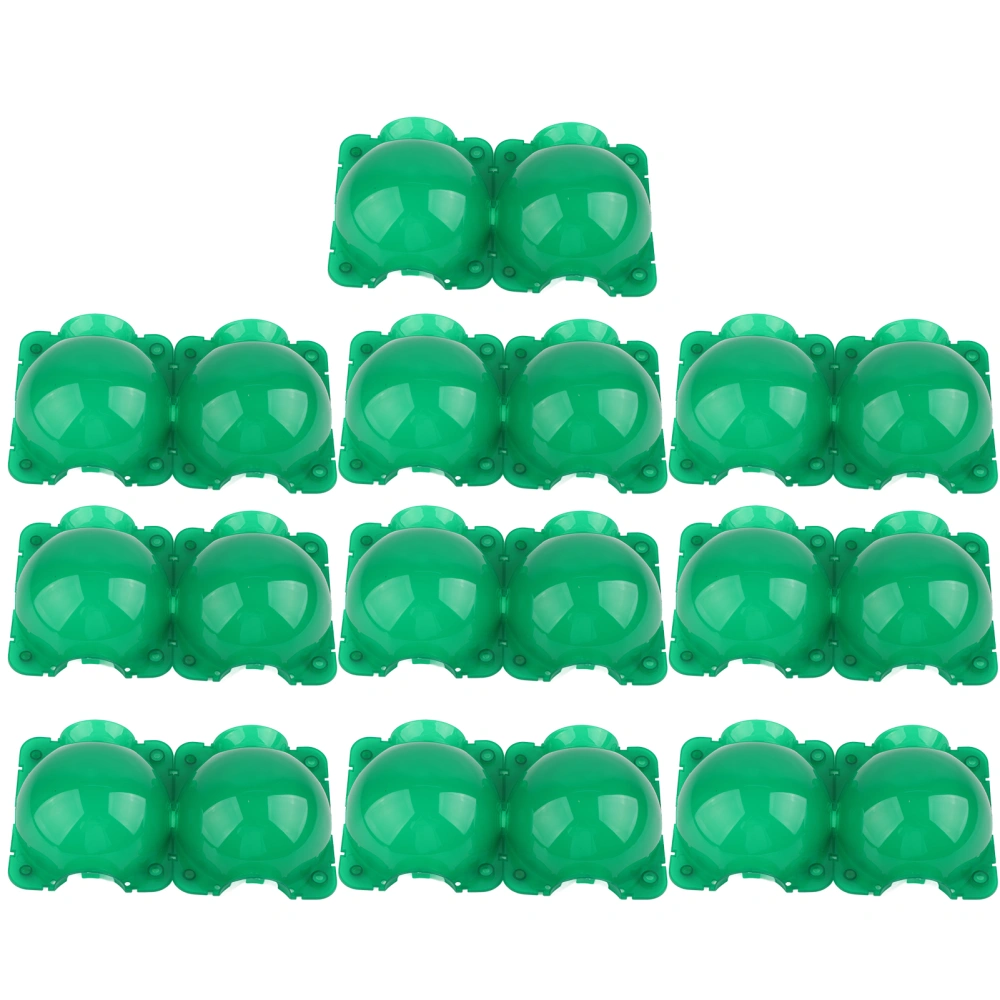 10Pcs 12cm Plant Propagation Ball Root Growing Controller Rooting Germination Device Box Green