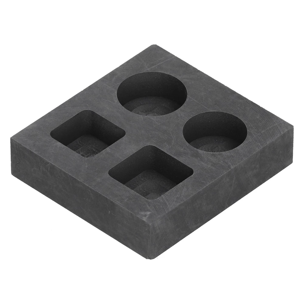 Graphite Mold Thermal Conductivity 2000℃ High Temperature Resistant 4 Holes Combination Ingot Molds for Metal Casting