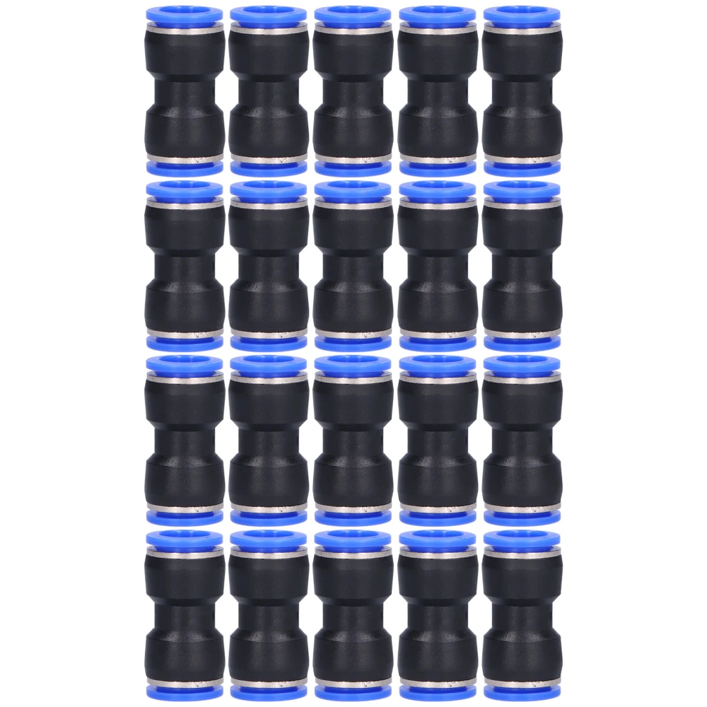 20Pcs Straight Pneumatic Connector Push to Connect Fittings for PU‑16 Air Tube