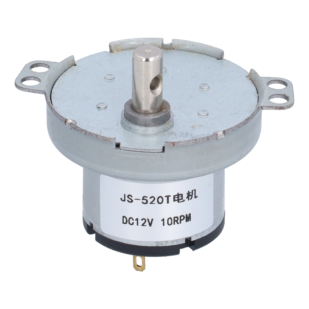 Gear Motor Reduction Geared Box Equipment Industrial Control Supplies 10RPM DC12V JS‑520T