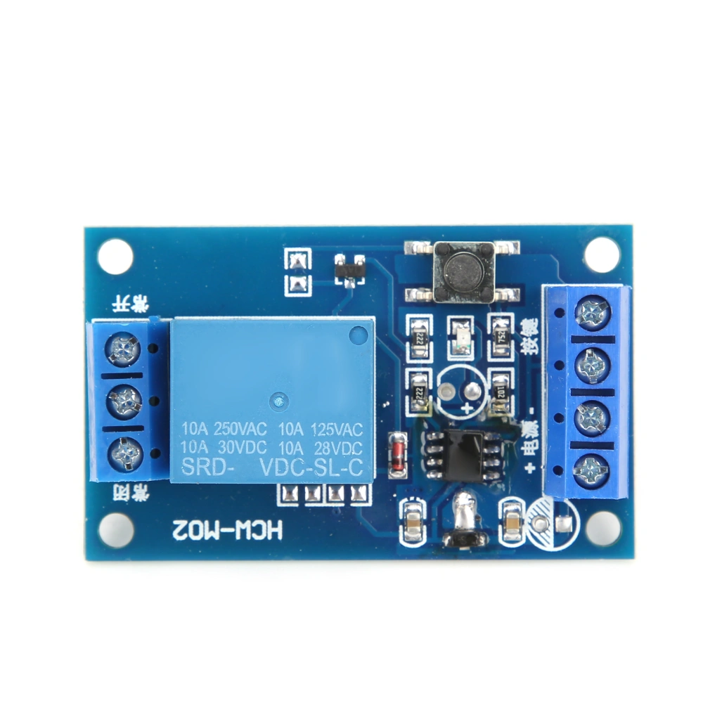 Relay Module Bistable State 1Way StartStop SelfLocking Microcomputer Automobile Modification Switch(12V )