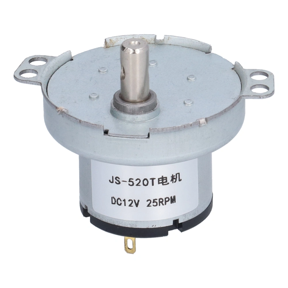 DC Motor JS‑520T Low Noise Light Weight Electric Engine for Heaters Air Conditioners DC12V 25RPM