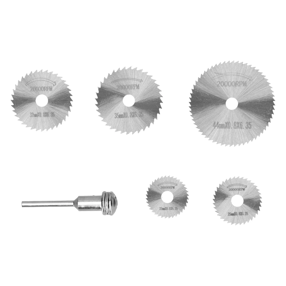 HSS Circular Saw Blade Set Small Cutting Discs Woodworking Electric Grinding Rotary Tool