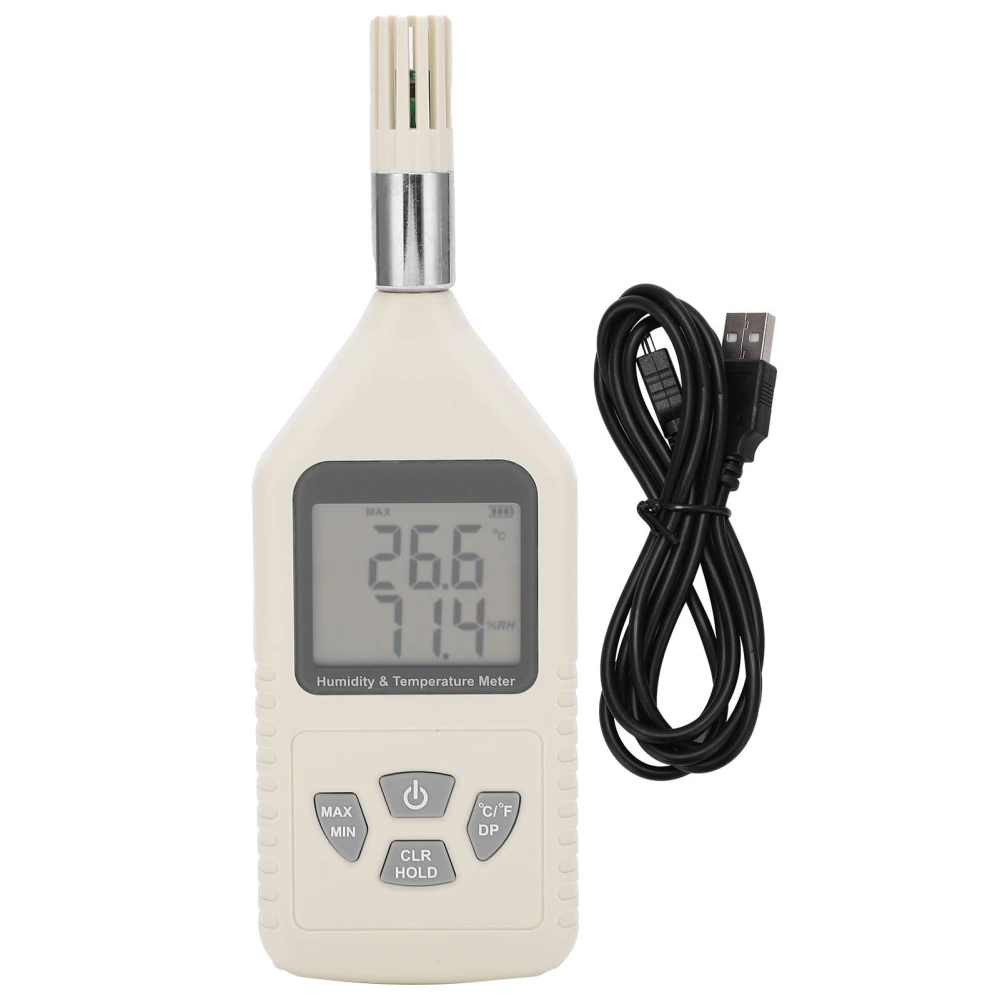 GM1360A Industrial Electronic Thermometer and Hygrometer Handheld Digital Temperature Humidity Tester