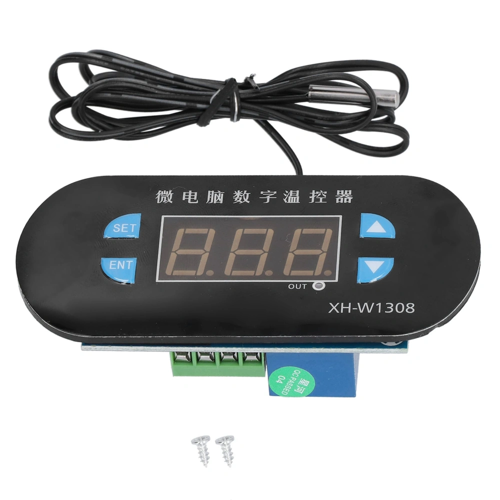 Thermostat Temperature Rises Quickly Long Constant Temperature Widely Used Digital Temperature Controller for HouseholdScreen Color Red