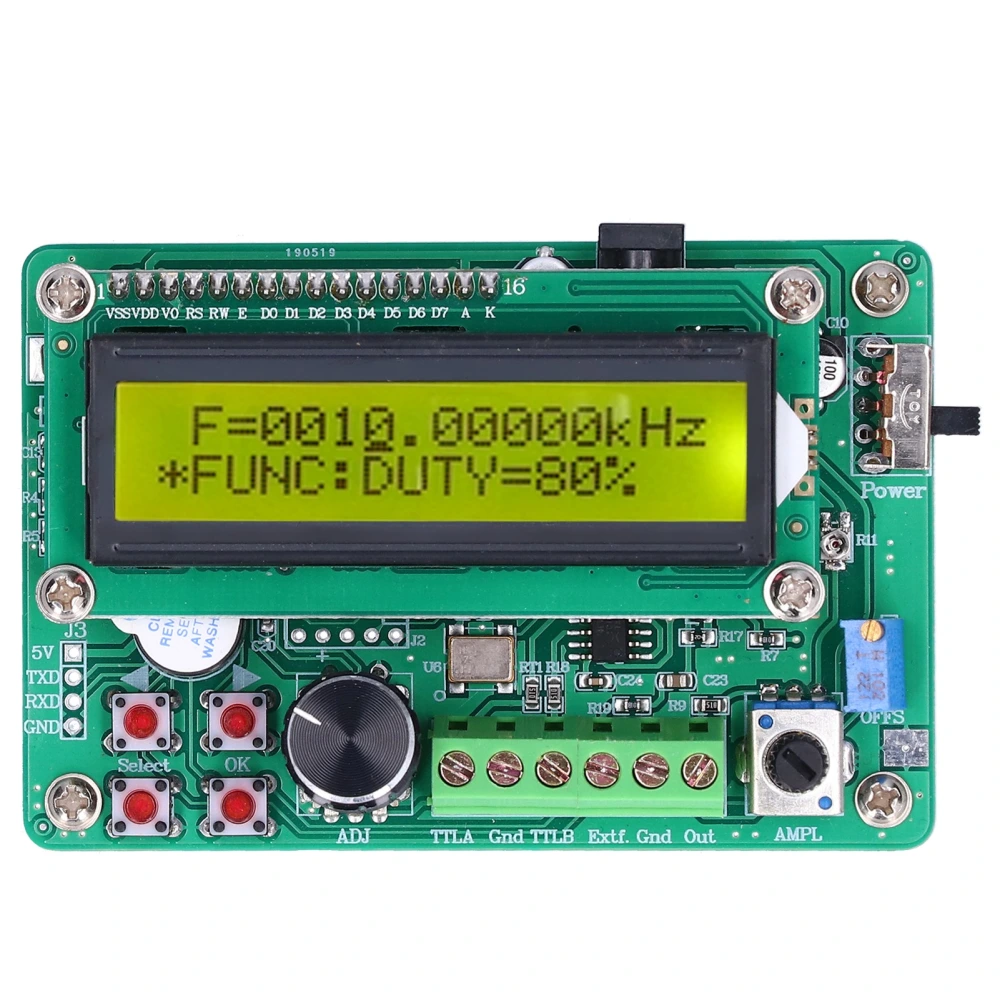 DDS Function Signal Generator Module Frequency Counter Dual TTL Electronic Parts FY2005S 5MHz