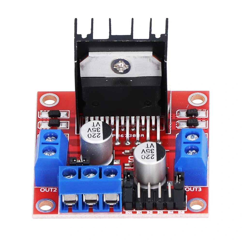 Motor Drive Board Dual‑Channel H‑Bridge PCB Electrical Component L298N DC 5V‑35V