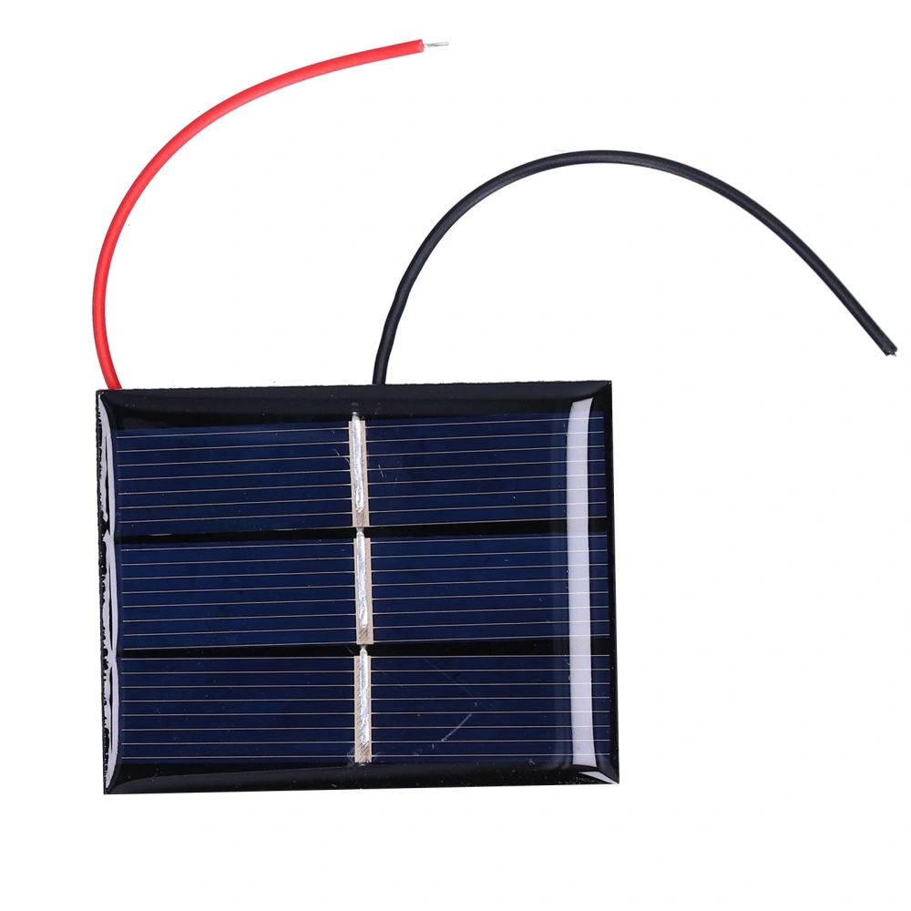 4Pcs Solar Energy Panels High Conversion Rate Efficiency Output Solar Panel with Wire for Illumination 0.4W 1.5V