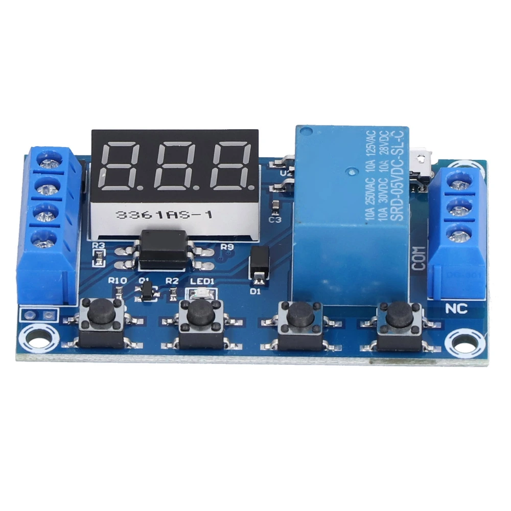 Timer Relay Module One Way Trigger Cycle Timing Delay Switch Circuit Board Accessories