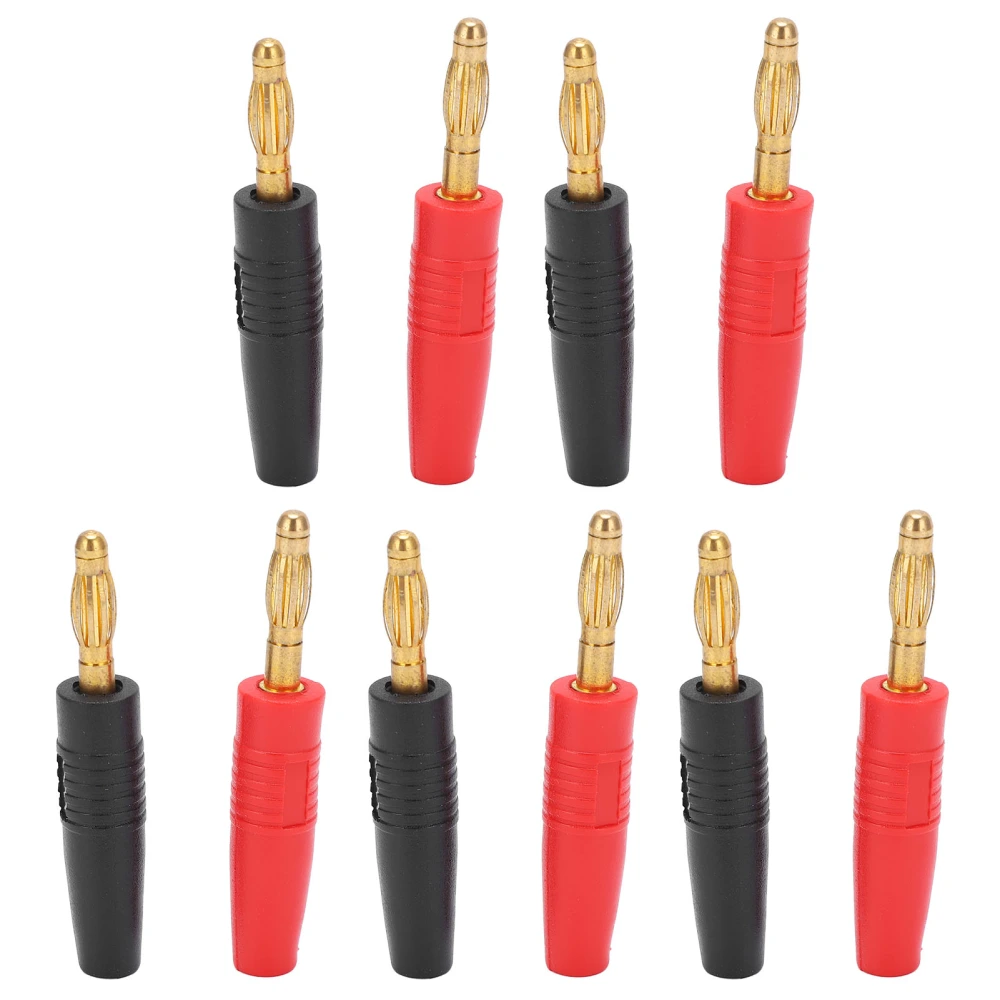 5Set U17 4mm Banana Plug GoldPlated Flame Retardant Electrical Testing Accessory