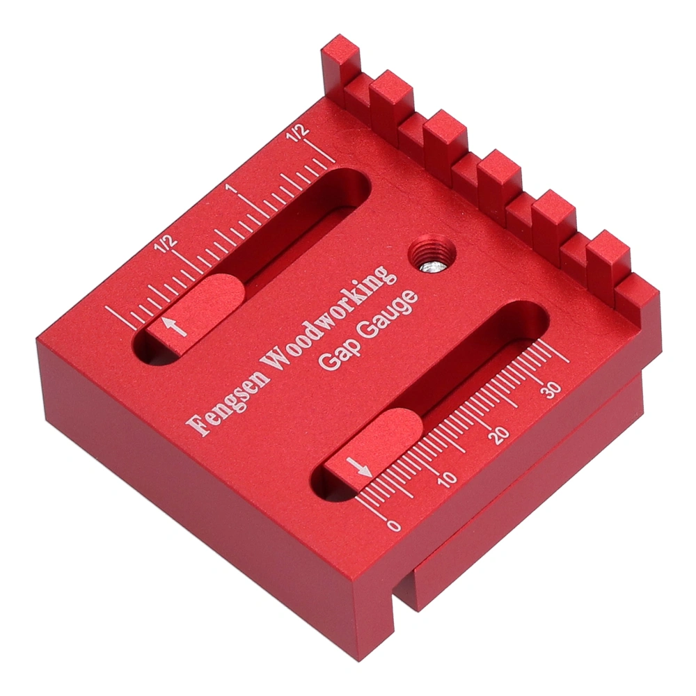 Depth Measuring Ruler Mini Gaps Gauge Aluminum Alloy Woodworking Regulator 4-27mm