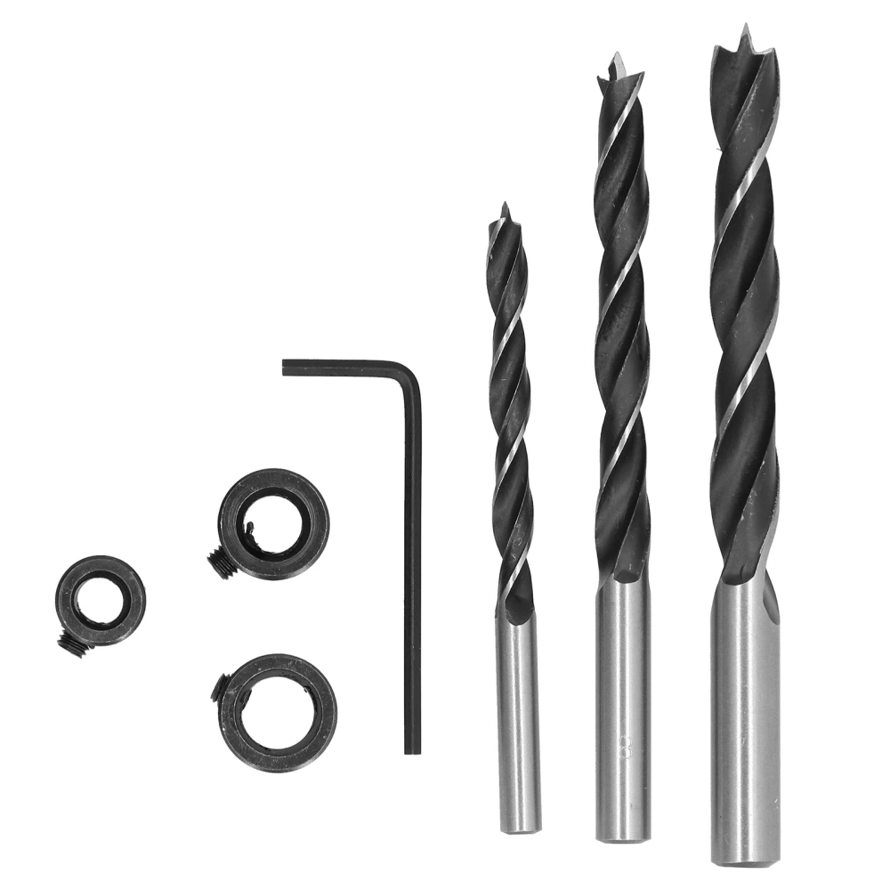 Drill Bits Woodworking Fast Easy Cutting ThreePoint Drill for Hard Wood Plastic Parts Acrylic