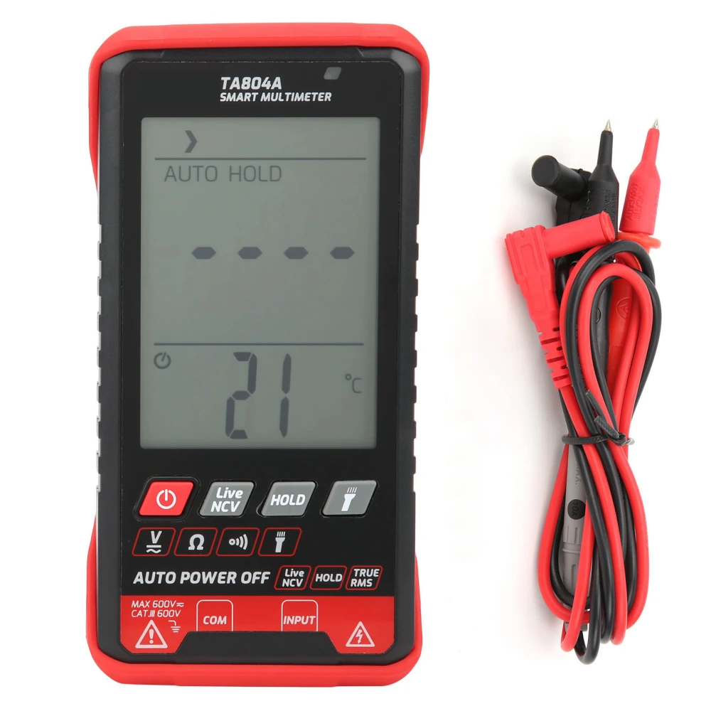 TA804A Ultra‑Thin Multimeter Digital Automatic Intelligent Anti‑Burning Multi‑Function Electrician Maintenance Voltmeter