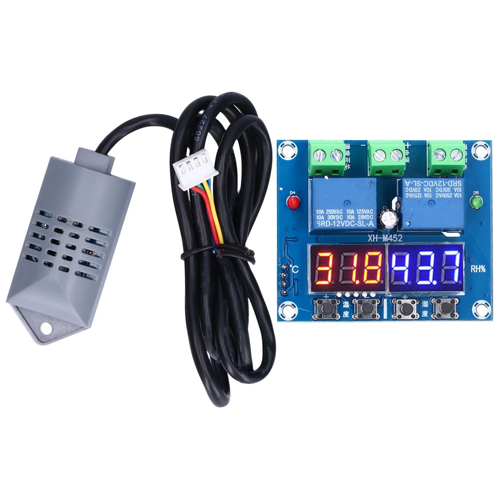 Temperature Humidity Control Module Digital Thermometer Hygrometer XHM452 DC12V