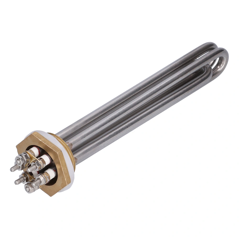 Heating Tube Electric Stainless Steel Rod Industrial Supplies 1.25in BSP Brass Thread DC24V 900W