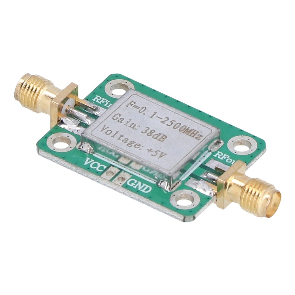 RF Amplifier Microwave Module High Gain Board Low Noise Receiver Accessory 0.1‑2500MHz 38dB