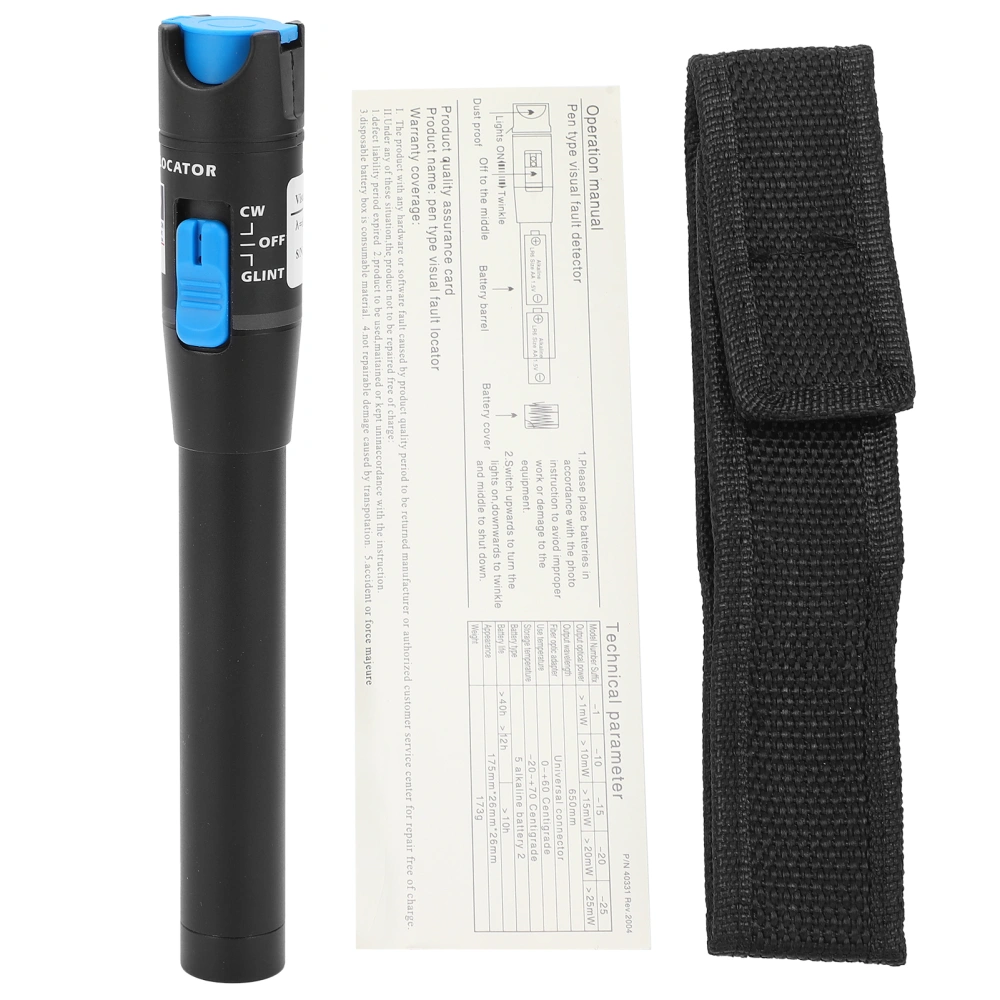 TL532 1mW Fiber Optical Cable Test Pen Visual Fault Locator Optical Fiber Cable Checker