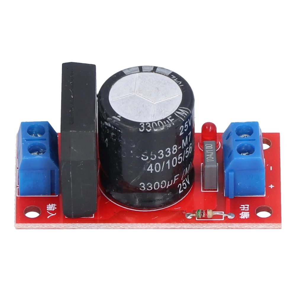 Rectifier Filter Power Board 8A AC to DC Electrical Accessory with Red LED Indicator