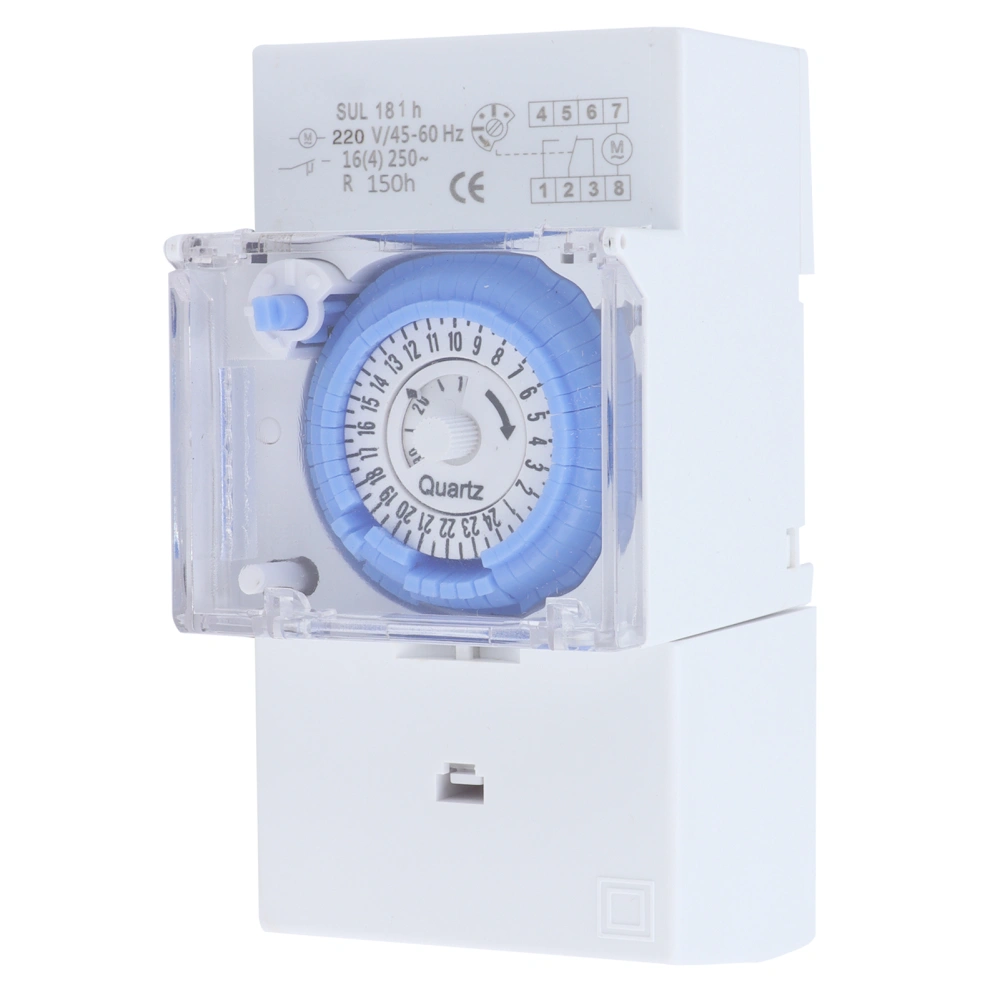 Mechanical Timer Automatic 24 Hours Low Power Consumption Time Switch for Water Heaters Street Lights 220VAC