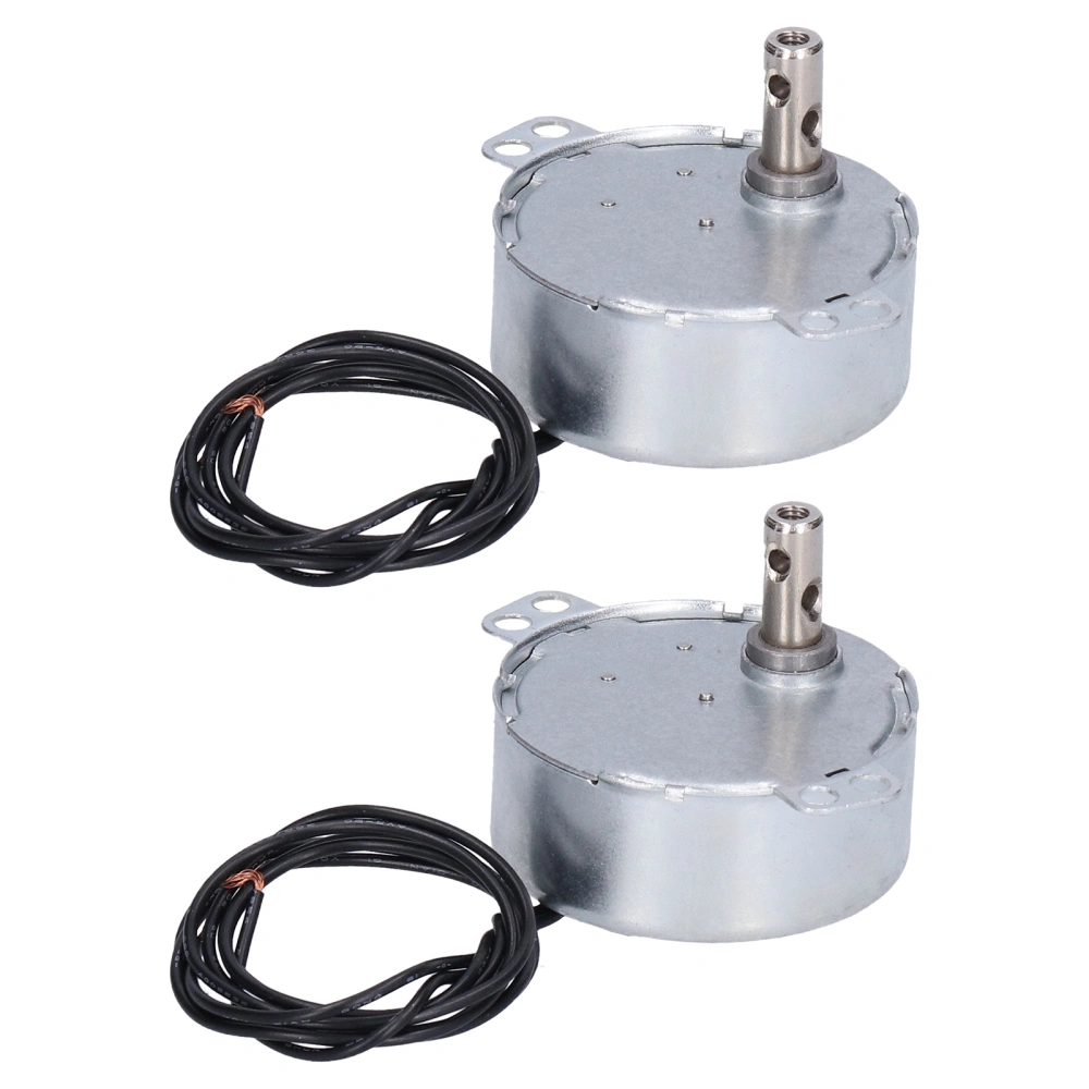 2Pcs AC Motor Synchronous CW/CCW Direction Mini Electric Machinery Parts 220‑240V 30‑36R/MIN 4W