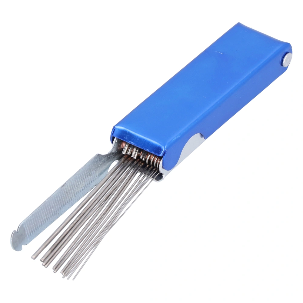 Nozzle Cleaning Needle 12 in 1 Small Volume Portable Long Service Life Engine Cleaner for Cleanliness