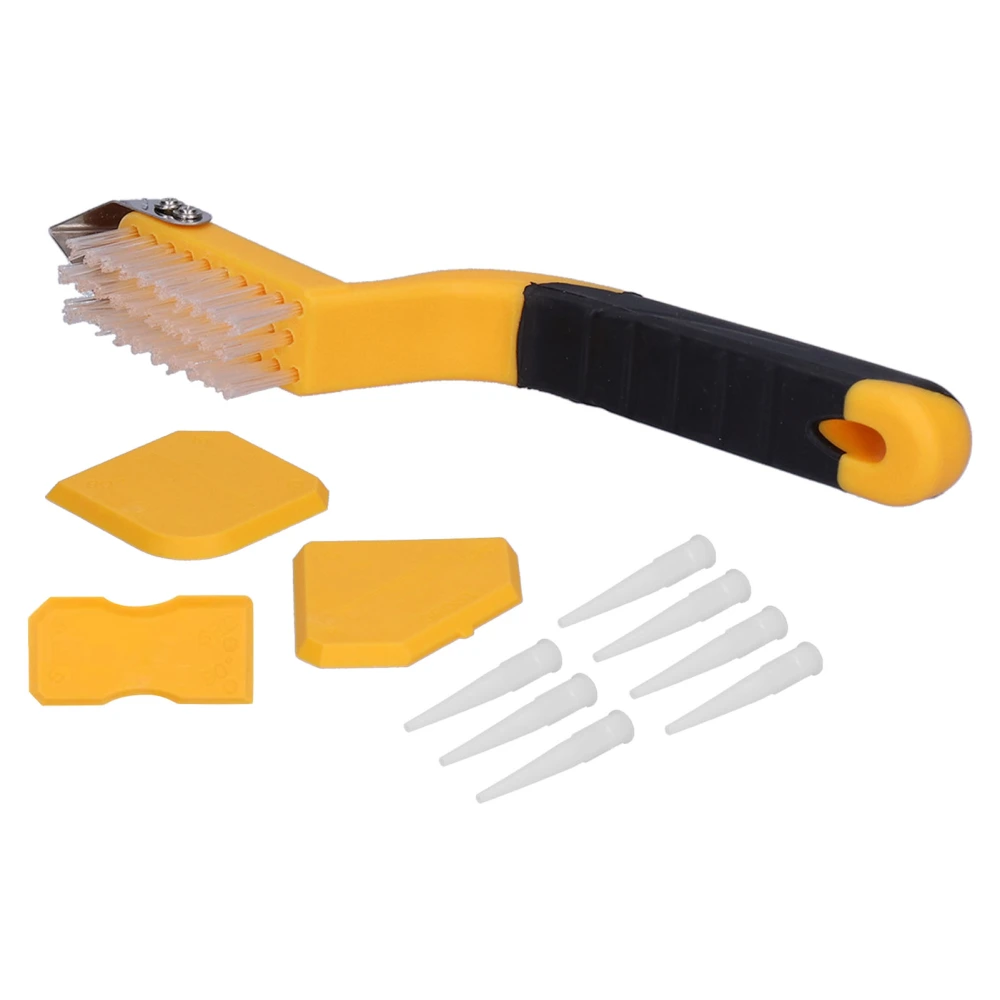 11Pcs Caulking Tool Silicone Grout Scraper Glue Remover Cleaner Set Kit for Tile Floor