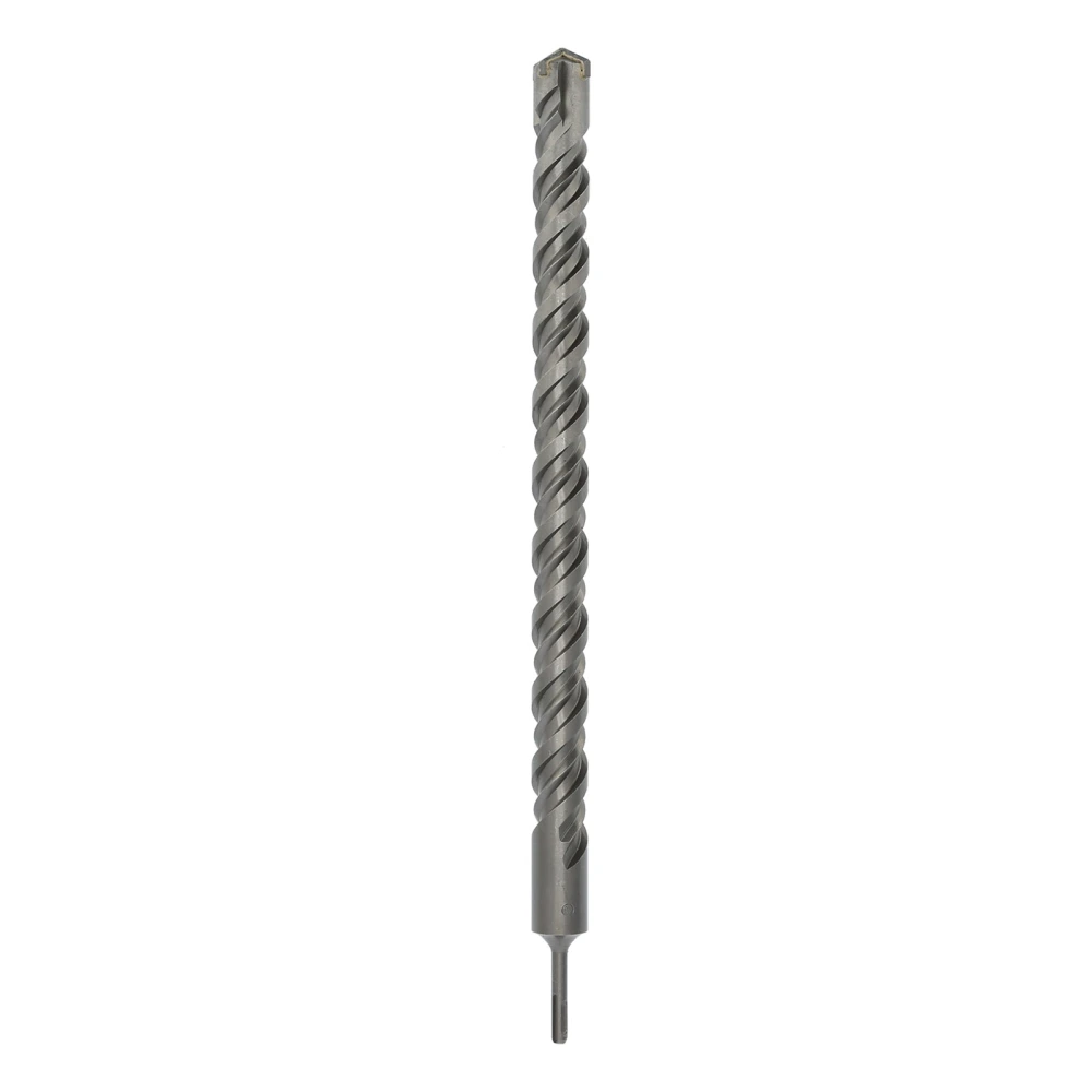 Hammer Drill Bit Cross Blade 2‑Helix Hand Tool for Concrete Natural Stone Masonry 32x600mm