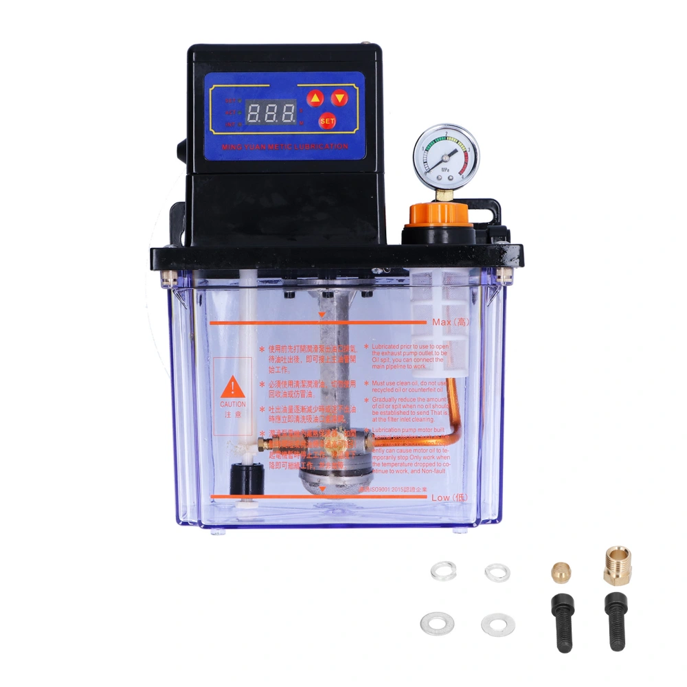 Auto Lubrication Pump Electric Digital Display Lubricating Oiler AC MY2232H‑200T