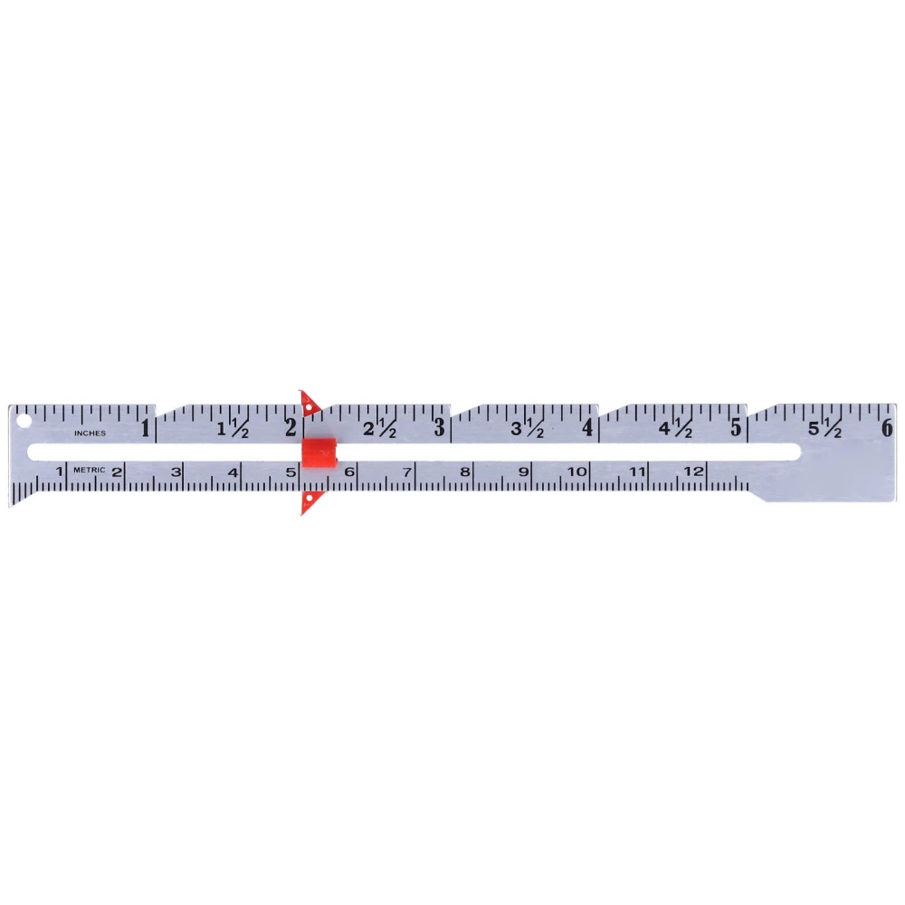 Sewing Gauge Knitting Crafting Sewing Hemming Measuring Sliding Gauge Measuring Tool