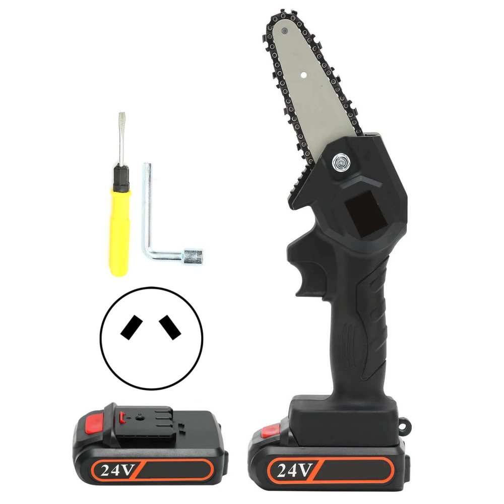 Mini Electric Pruning Saw HandHeld Charging Garden Trimming Tool FYD001 Black AC110240V