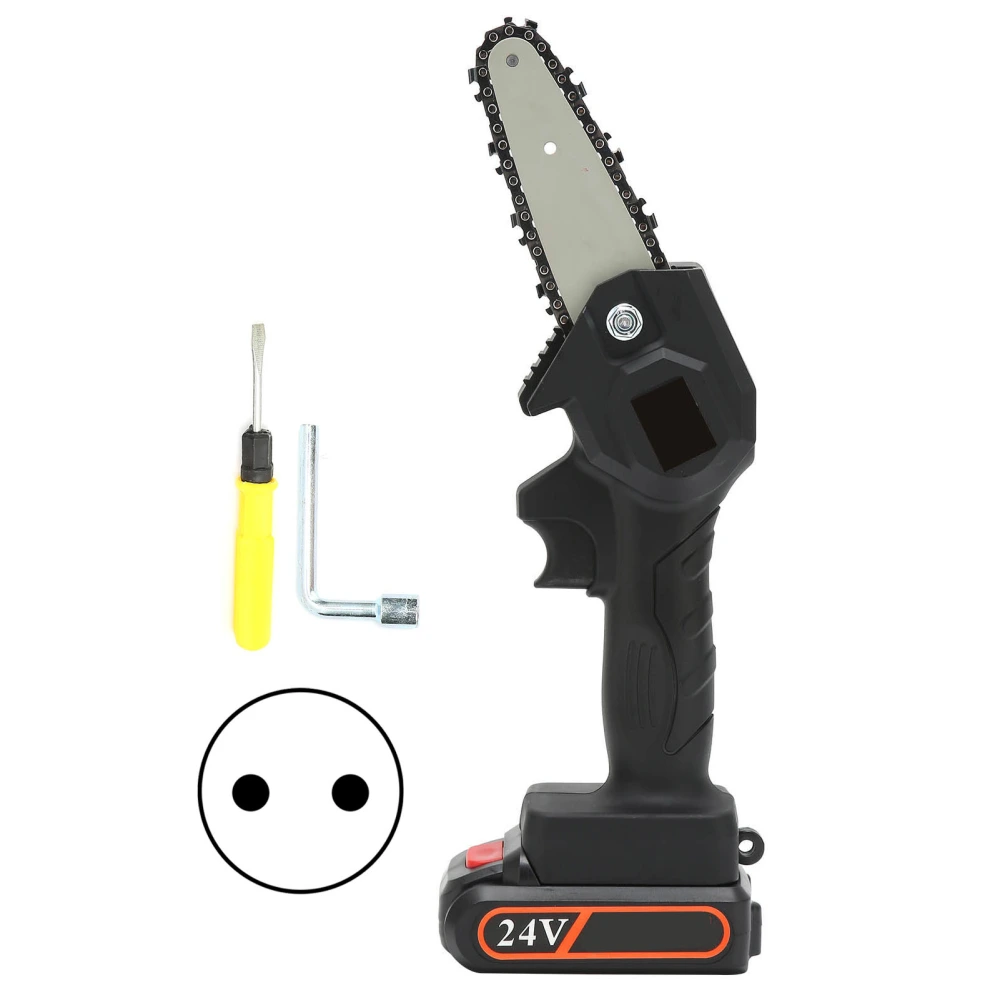 Mini Electric Pruning Saw HandHeld Charging Garden Trimming Chainsaw FYD001 Black AC110240V