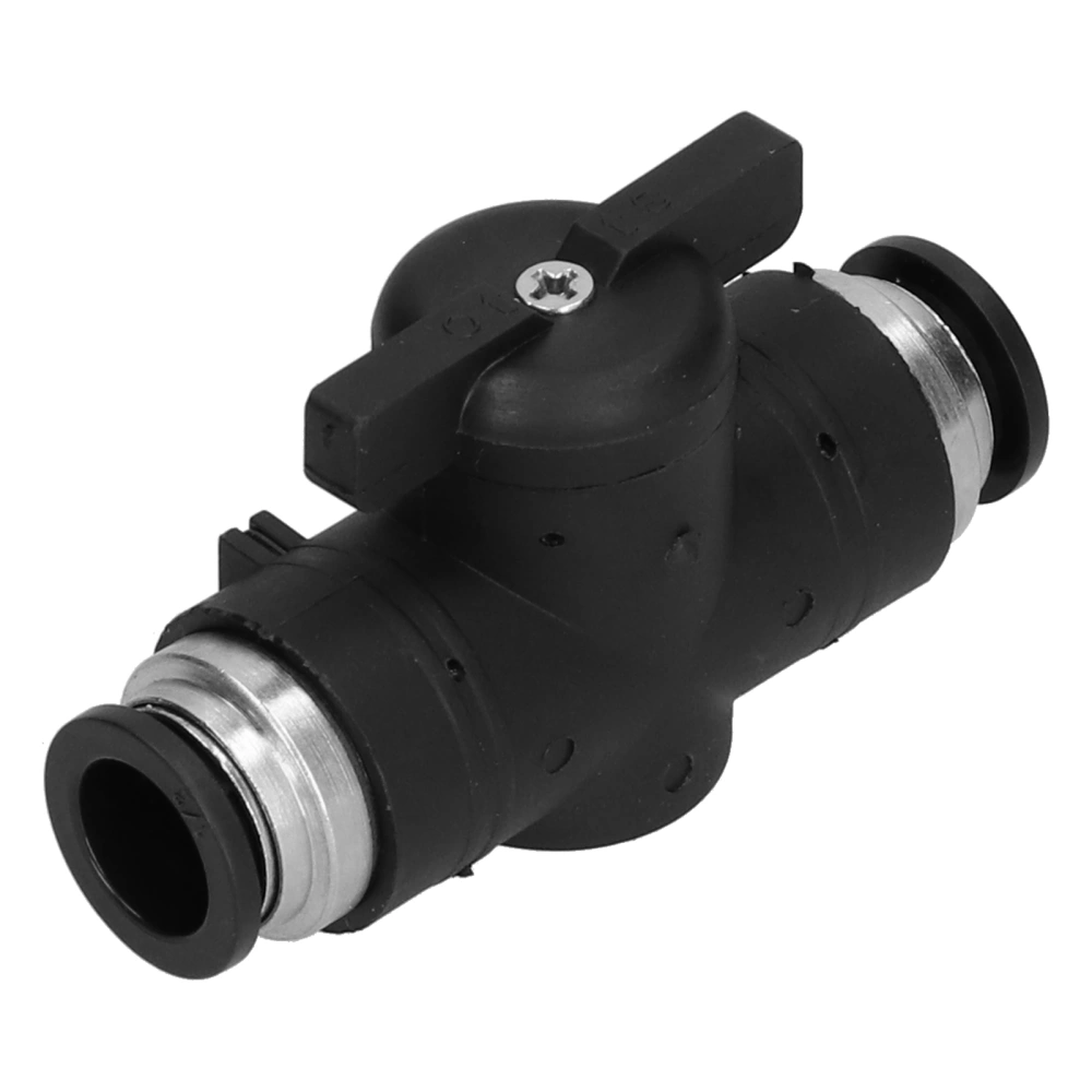 Air Pipe Joint Valve Manual Control SelfLocking Pneumatic Quick Push Fittings Connector 1/2in