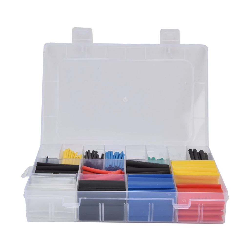 580Pcs Heat Shrink Tubing Insulation Protection Colorful Shrinkable Kit Combination