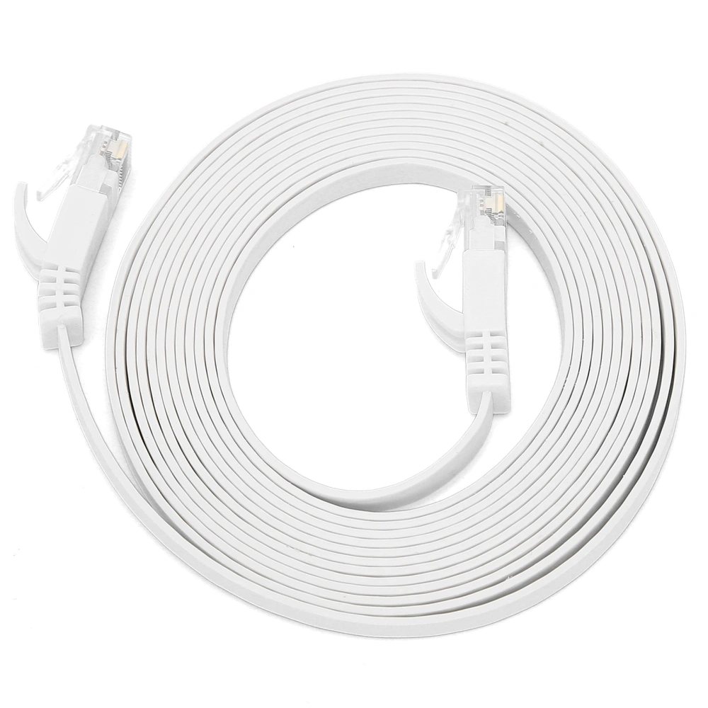 Ethernet Cable CAT6 Gigabit 8‑Core Twisted Pair Network Jumper Flat Copper Wire Supplies3 Meter